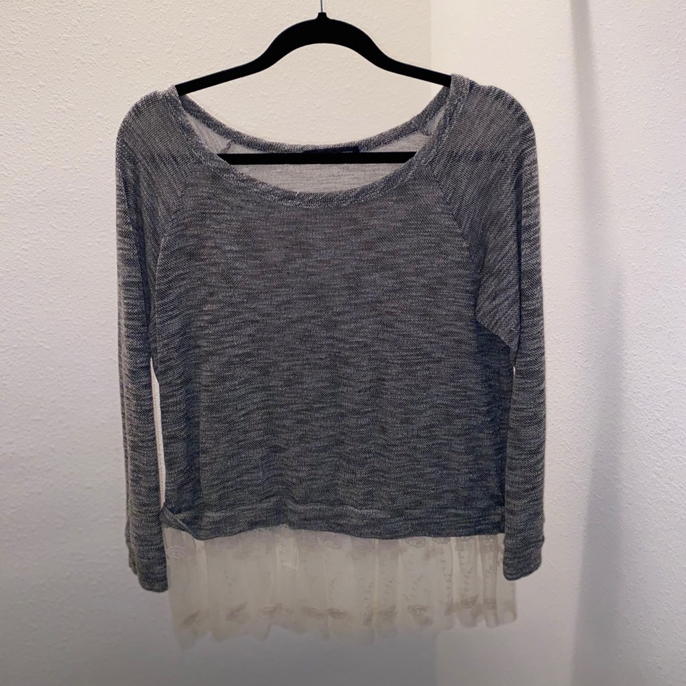 Gray long sleeve